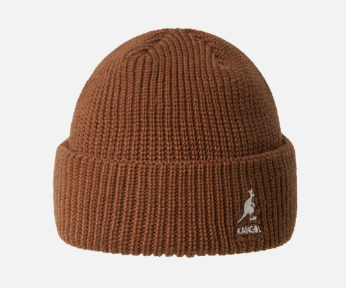 KANGOL | Cardinal 2-way Beanie - MAHOGANY