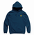 EMBROIDERED LOGO HOOD | NAVY