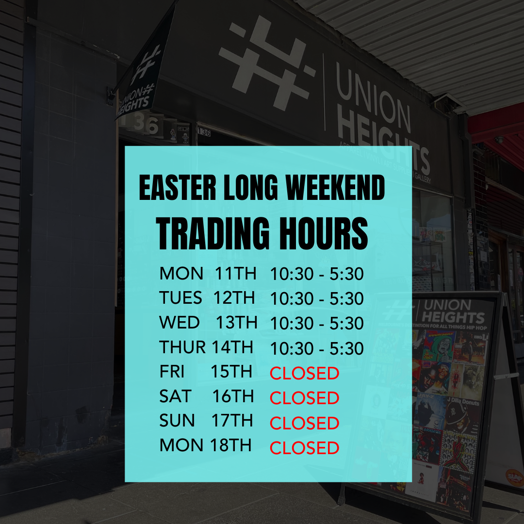 EASTER LONG WEEKEND WE'RE CLOSED! UNION HEIGHTS