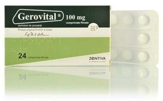 Gerovital Tablets GH3 Aslan Original - Romanian
