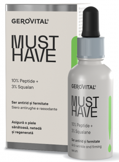 Gerovital Must Have Anti-Wrinkle and Firmity Serum 10% Peptides