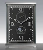 Erwin Sattler - Lunaris II Table Clock - Black Dial