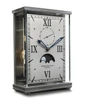 Erwin Sattler - Lunaris II Table Clock - Silver Dial