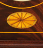 C4105CH - Comitti of London Regency Mahogany Westminster Chime Mantel Clock - inlay