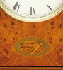 C4402CH - Comitti of London -The Regency Yew Westminster Chime Mantle Clock Face detail