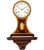 C4101S - Comitti Balloon Bell Strike Mantel Clock front on