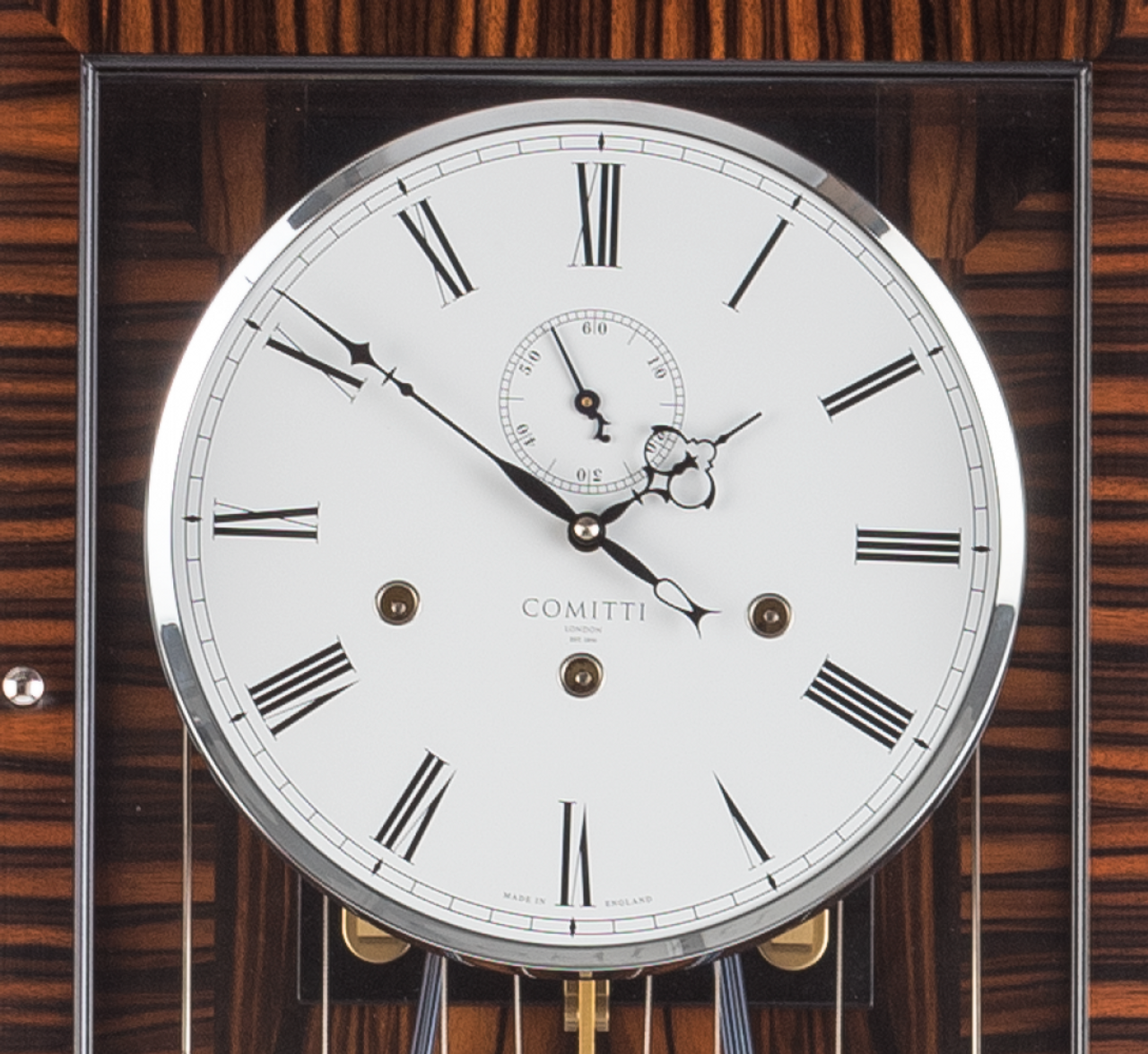 C1601CH Comitti Vienna Longcase Clock Makassar Glenbryde
