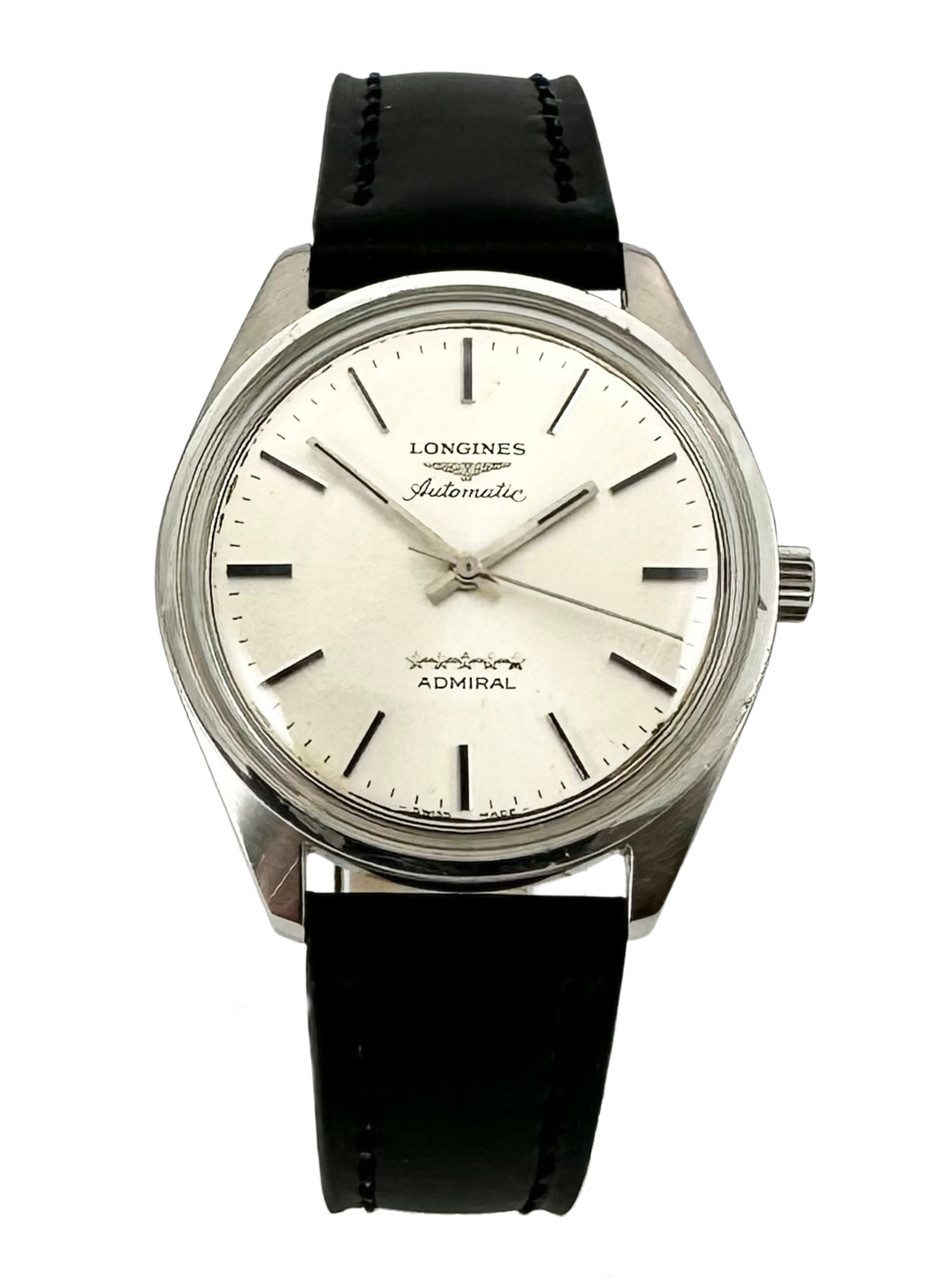 即納お得【OH済ベルト新品】 1974年製 LONGINES ADMIRAL 5スター 時計