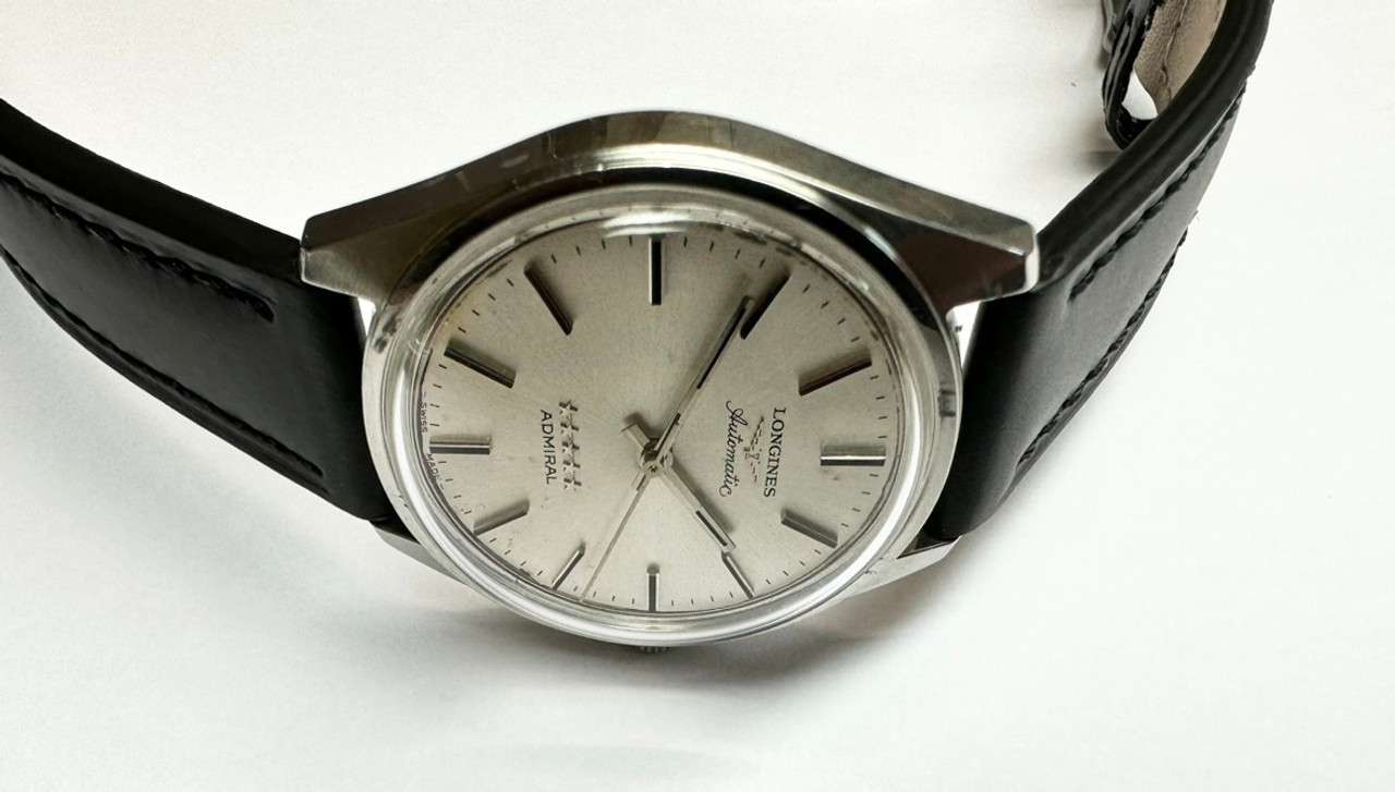 即納お得【OH済ベルト新品】 1974年製 LONGINES ADMIRAL 5スター 時計