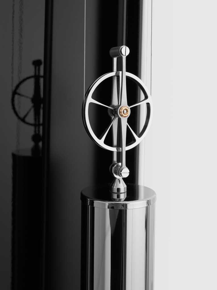 71014-740761 - Hermle Month Running Masterpiece Wall Clock - Black