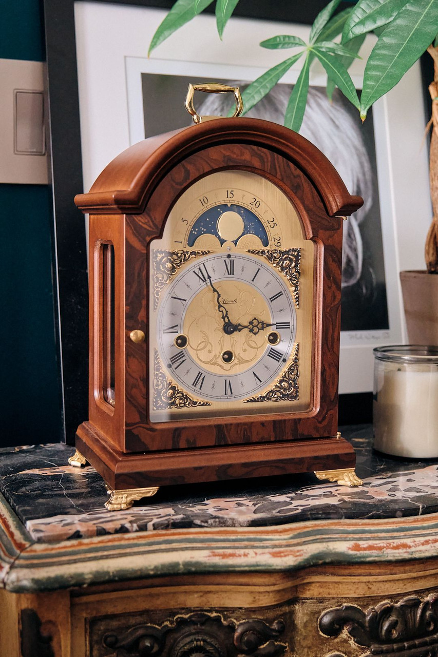 23054-030340 | Hermle Table Clock Walnut | Glenbryde