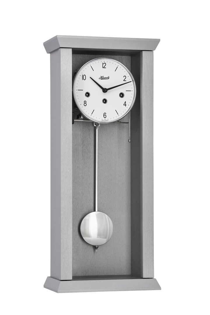 T969 WESTMINSTER HERMLE クオーツ2200 掛時計 71002-L10341 | Hermle Wall Clock | Silver finish