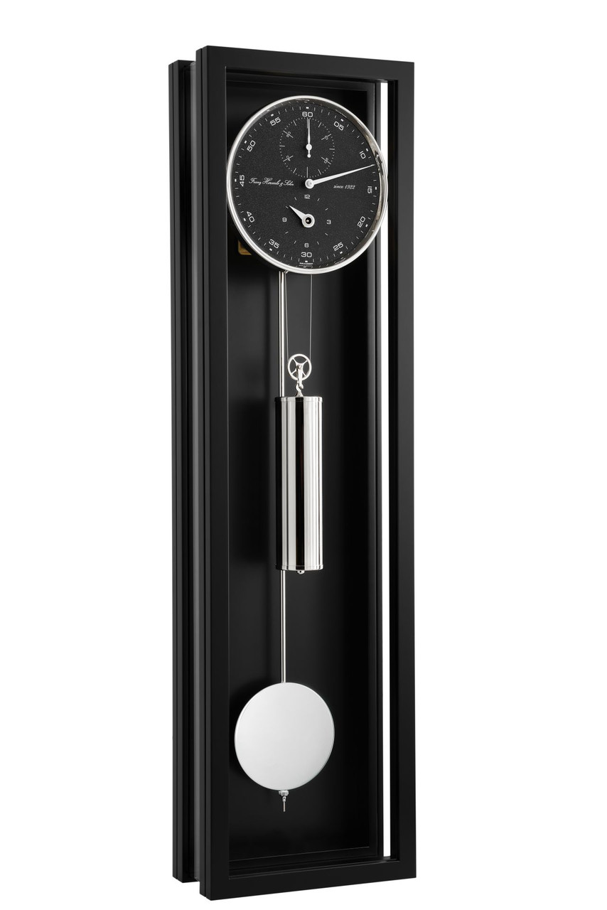 71007-740761 | Hermle Wall Clock - Black | Glenbryde