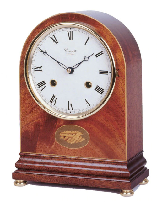 C4102S - Comitti of London - The Regency Mahogany Bell Strike Mantel Clock