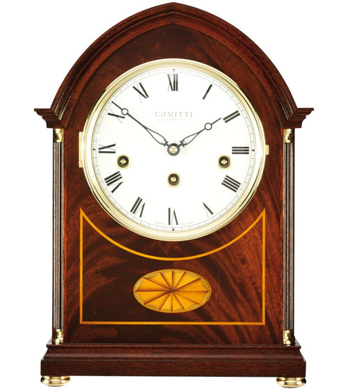 C4402CH | Comitti of London | Yew Westminster Chime Mantel Clock