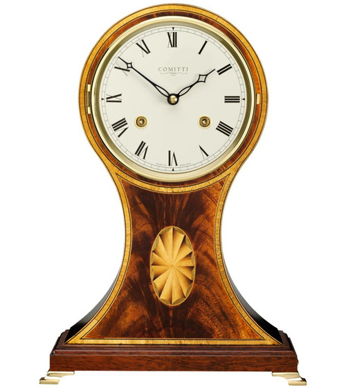 C4101S - Comitti Balloon Bell Strike Mantel Clock