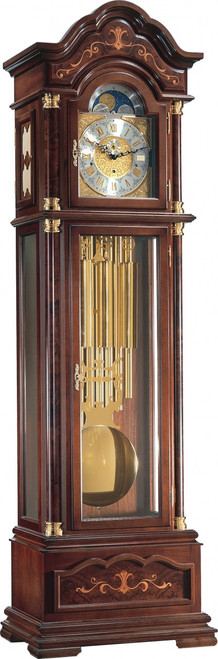 01131-031171 - Hermle Trafalgar Walnut Longcase Clock