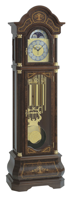 Kieninger Howard Miller Triple Chime Grandfather Clock Complete 3 Weights Set Kieninger 