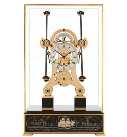 S5626G Comitti Gold Plated Navigator Clock Glenbryde