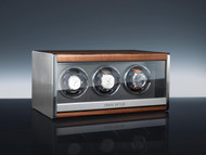 Erwin Sattler -  Rotalis 3 Watch Winder - Walnut & Stainless Steel