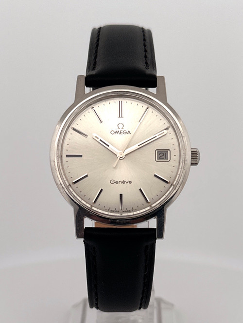 OMEGA GENEVE LADIES 手巻きMANUAL WIND Omega Genève Oval Manual Wind Ladies Watch Genuine Band