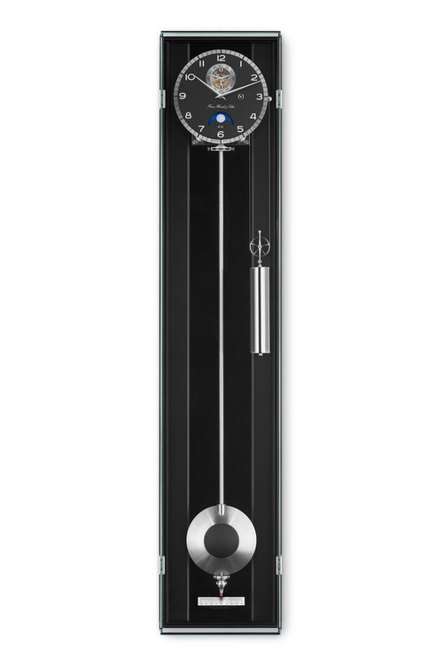 71014-740761 - Hermle Month Running Masterpiece Wall Clock - Black
