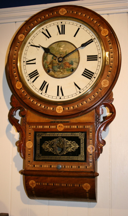 Circa 1900 American Wall Clock | Glenbryde