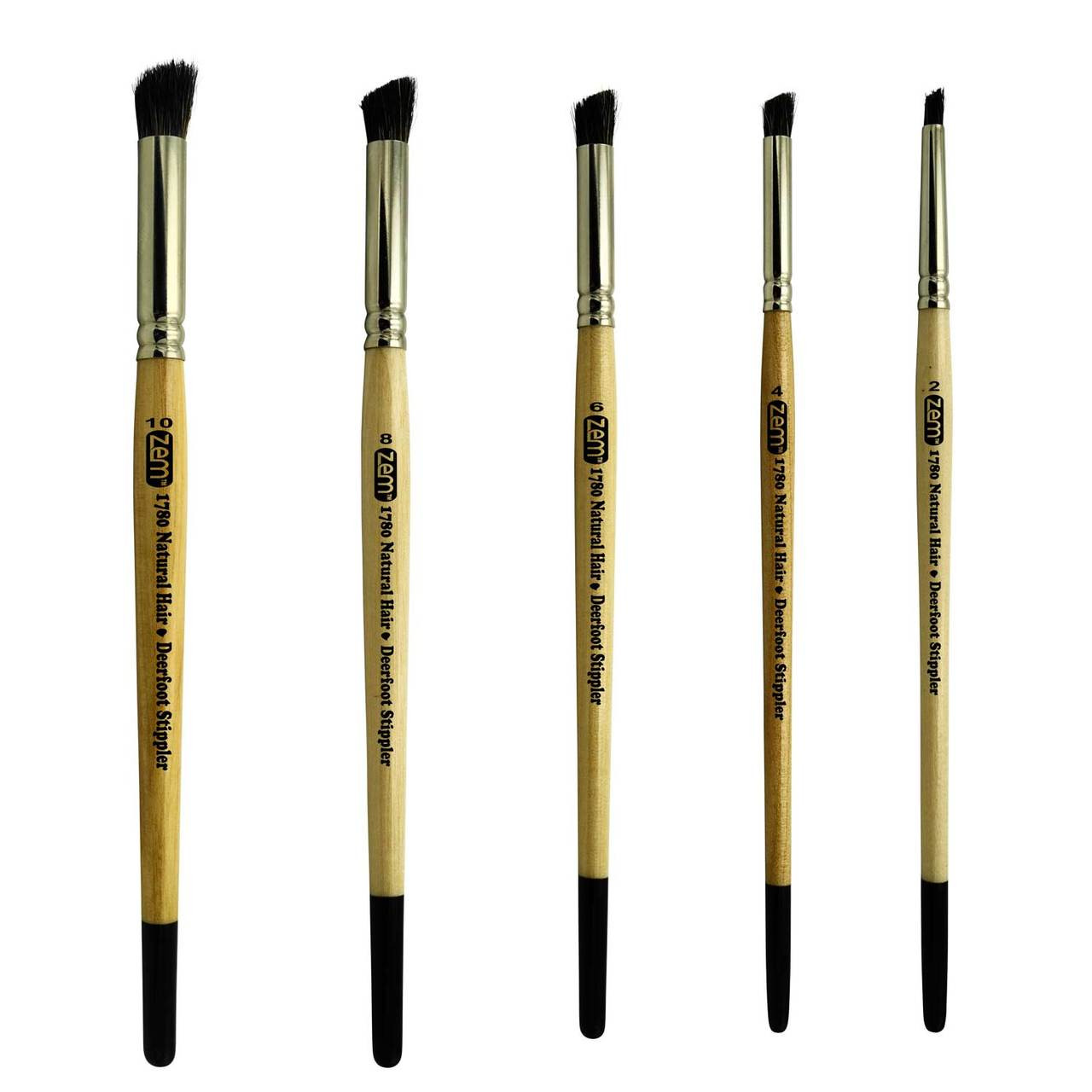 AIT Art Paintbrush Sets Round Detail Brushes Size 20/0 Pack of 3