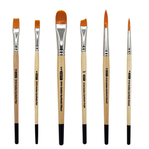 AS-7 Student Golden Synthetics Starter Brush (Set of 7)