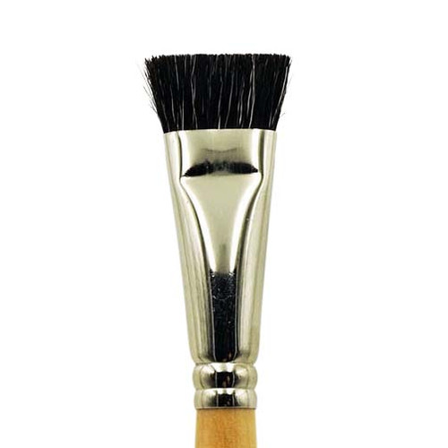 Brustro Kolinsky Imitation Watercolour Fan Brush Size 6 - Creative Hands