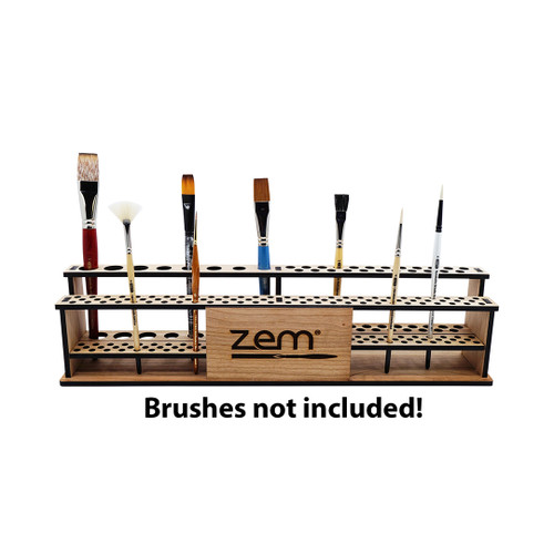 PD#1 111 Slot Artist Brush Display Case Personal or Studio Use