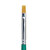 LH300F Golden Taklon Synthetic Flat Brush Long Handle