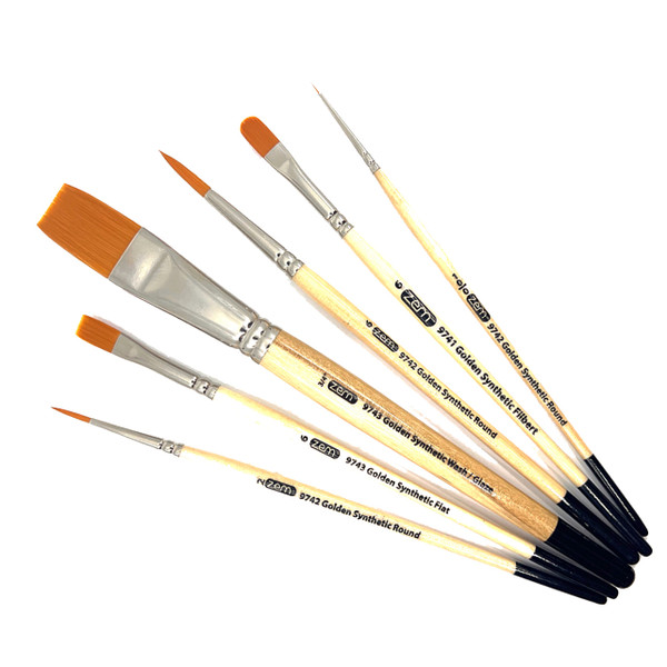 AS-8 Student Golden Synthetics Starter Brush Set