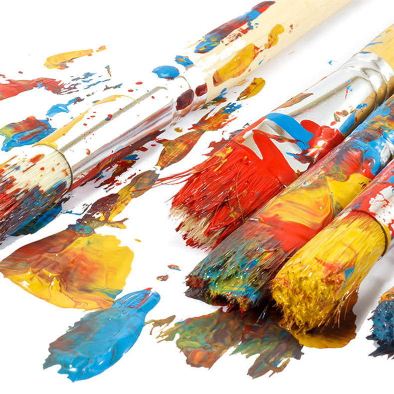 Painting Paint Brushes 