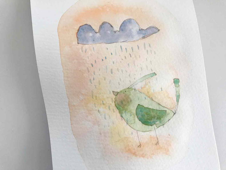 How to Use Three Watercolor Washes in One Illustration - Video 