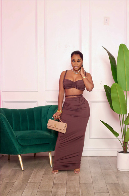 Cocoa Twist Two-Piece Set Cocoa Twist Two-Piece Set