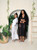 Black Fringe Skirt Set