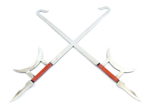Twin Hook Swords Stainless Steel
