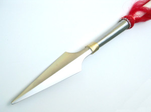 Premium Spear White Wax Wood w/tassel #106P