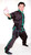 ¾ Sleeve Uniform w/green Trim - Jacket & Pants #588G