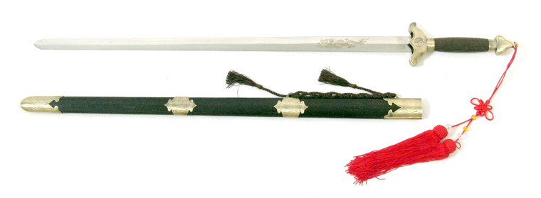 Premium Tai Chi Rosewood Stainless Steel Darn Gim (Jian) w/case #246