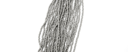 Grey  Opaque Charlotte - Size 13 Seed Bead