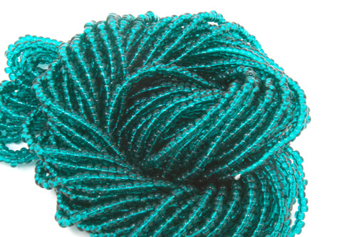 Teal Green Translucent - Size 11 Seed Bead
