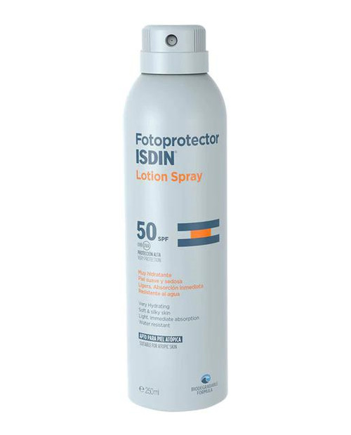 Protector solar corporal lotion spray SPF 50 isdin