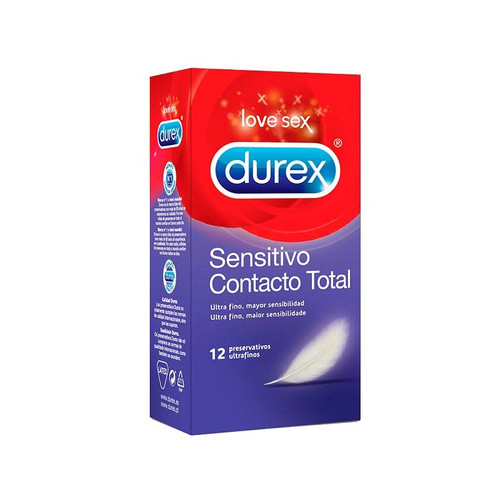 Durex sensitivo contacto total 12 unidades