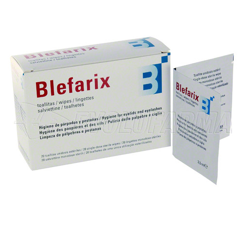 Blefarix toallitas oftálmicas. 20 UDS.