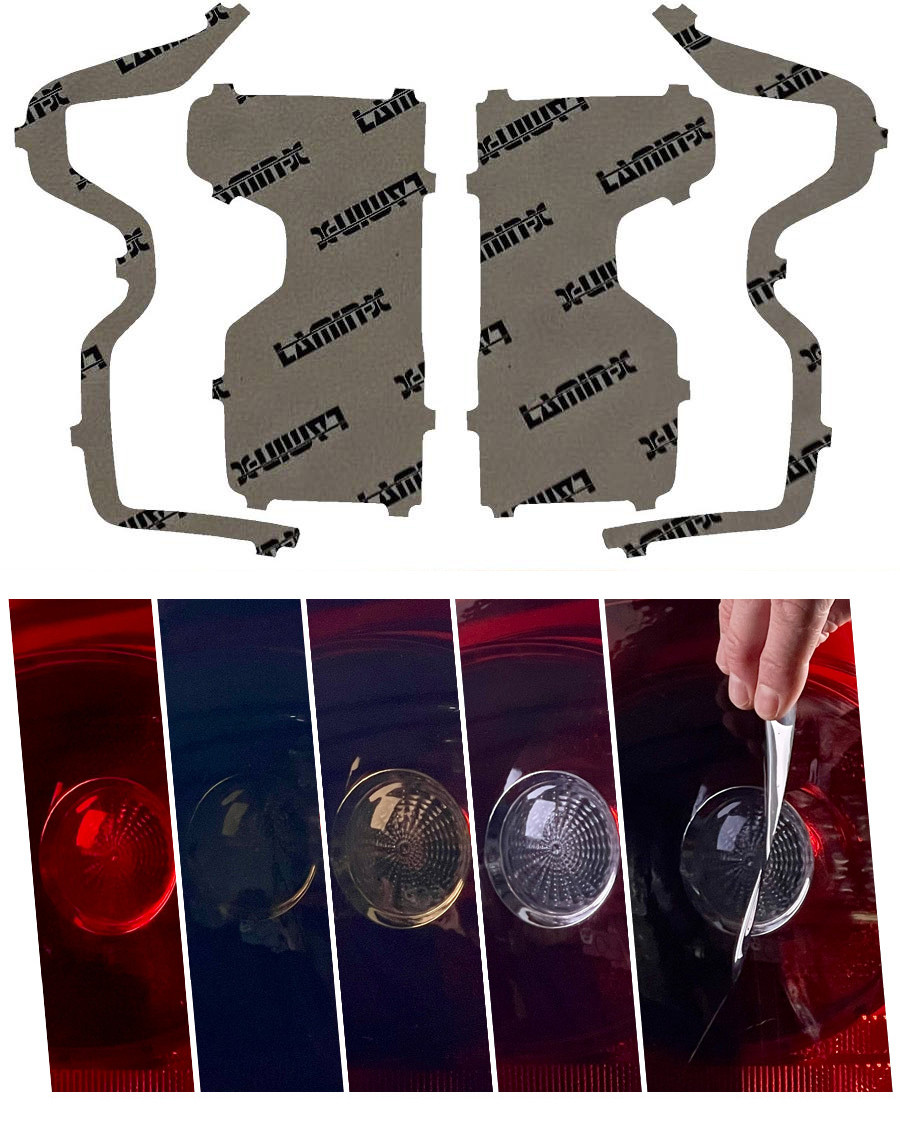 Torox Gloss Black Tail Light Bezel Covers For 2015-2019 Silverado 2500/3500 – Adhesive Mount
