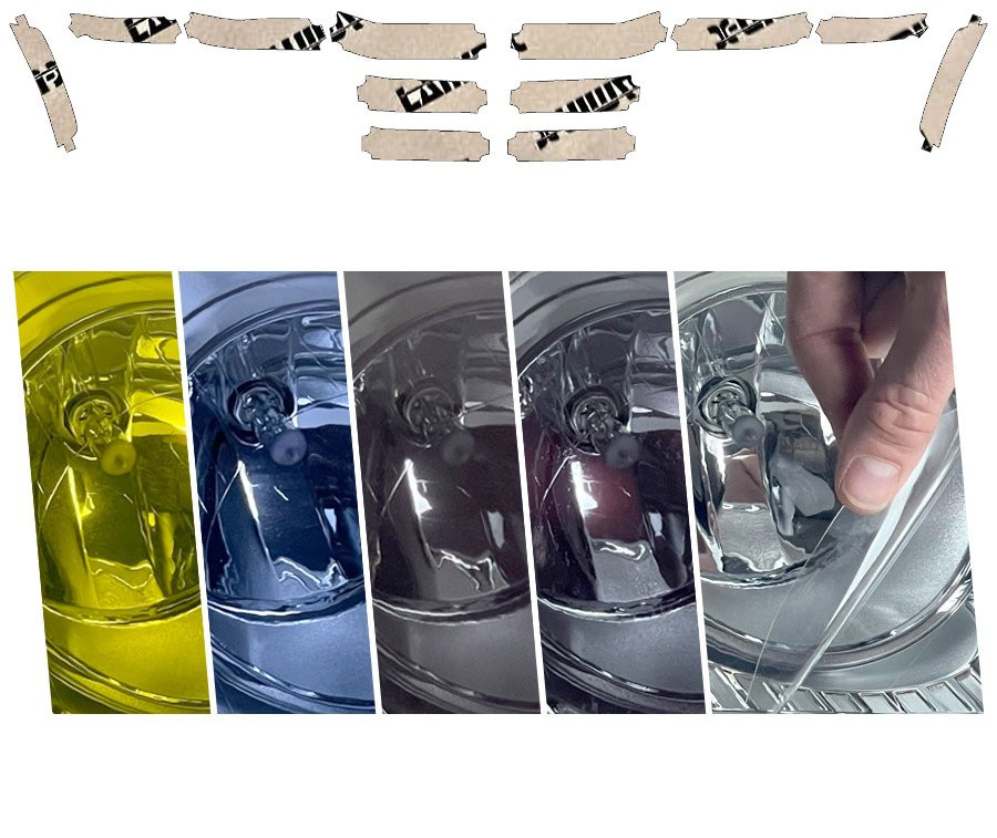 Hyundai Santa Cruz (2025+ ) Headlight Film Covers