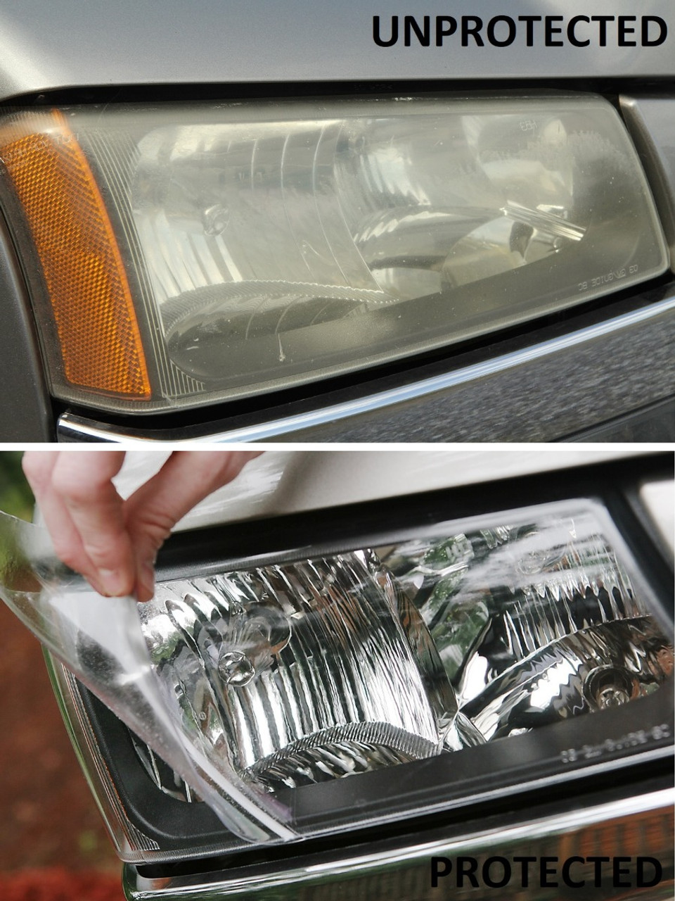 07-11 Lamin-x Custom Fit Clear Headlight Covers for Jaguar XK