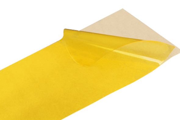 9"x9" Sheet Of Yellow Protective Film